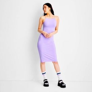 Women's Rib-Knit Bodycon Midi Dress - Future Collective™